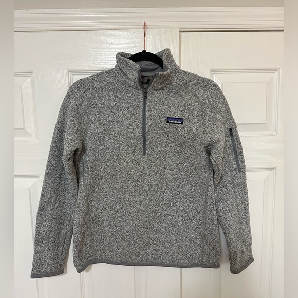 Patagonia Jackets & Blazers - Patagonia Grey Better Sweater Quarter Zip Fleece, Small